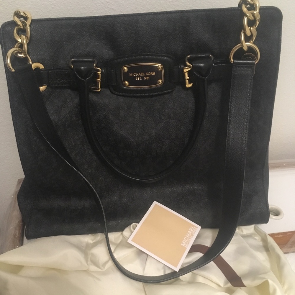 Michael kors Hamilton weekender black monogram
